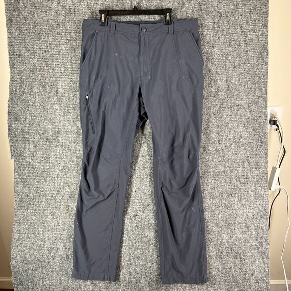 Nepallo Pants Mens‎ L 38 Gray Hiking Camping Trail Fishing Lightweight Stretch - Picture 1 of 10